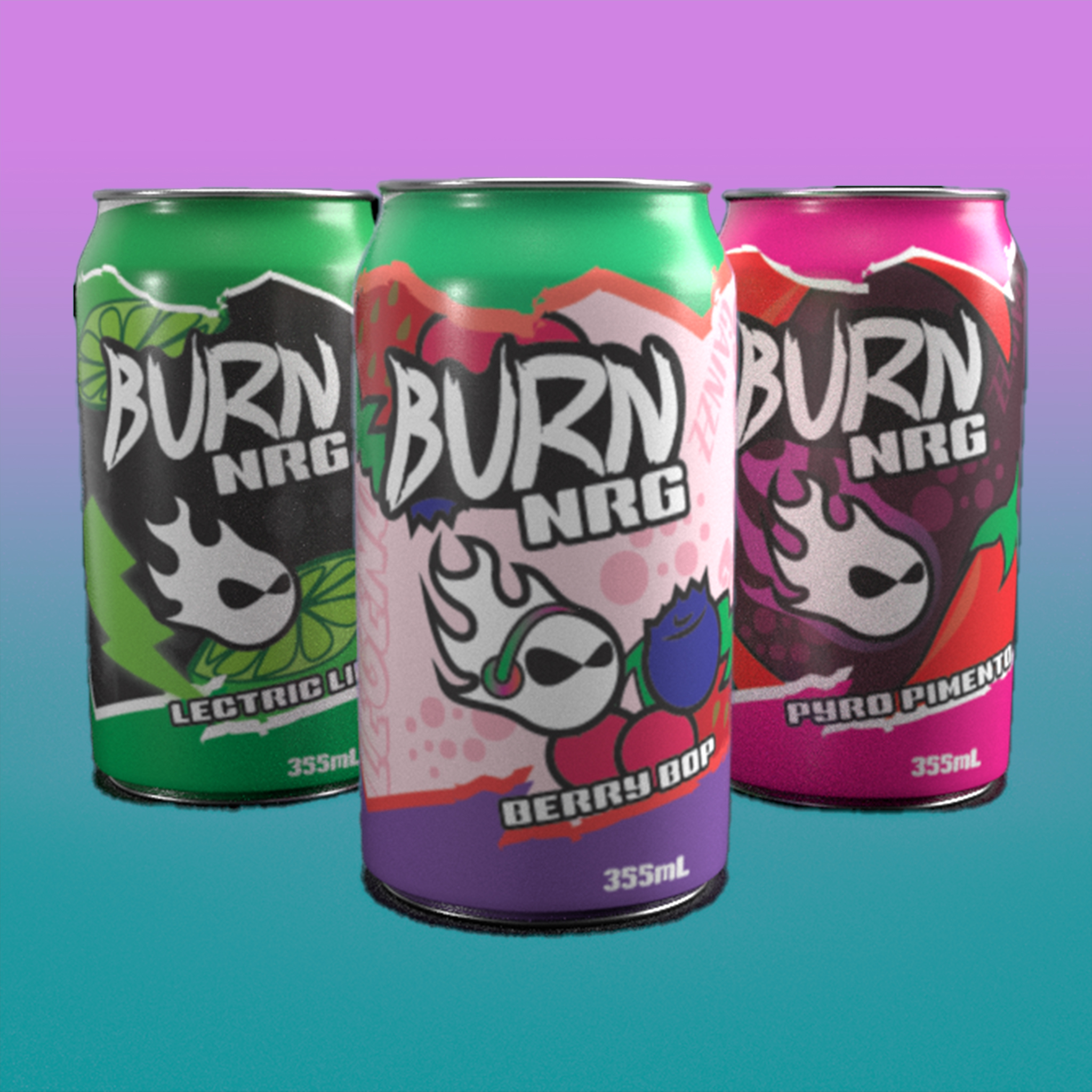 energy drink can mockup