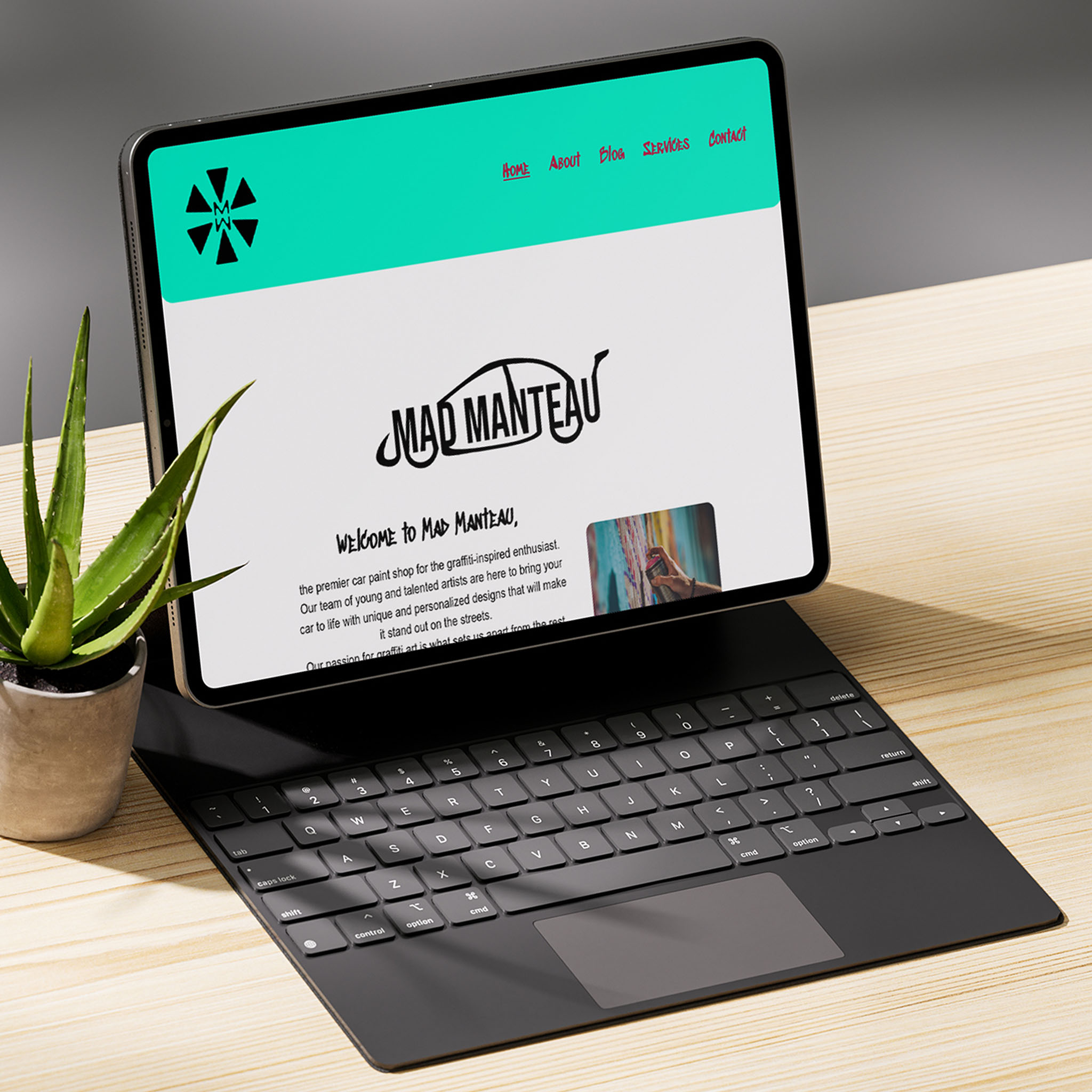 mad manteau mockup Website design Made in Web IV